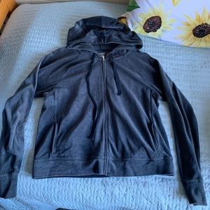 Very soft Aerie blue/grey zip up sweatshirt